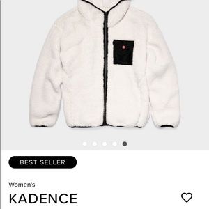 UGG® Kadence Sherpa Fleece Hoodie Lounge Patch Pocket Jacket